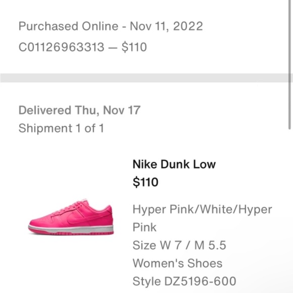 Pink Dunks 💕 - Picture 6 of 6